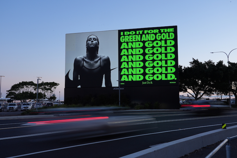 Nike WIFE — Emma McKeon billboard