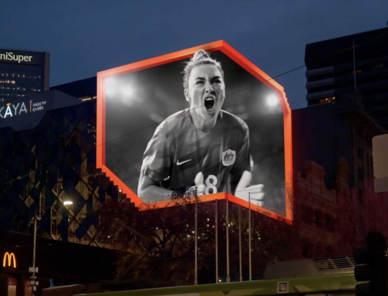 Anamorphic billboard Melbourne